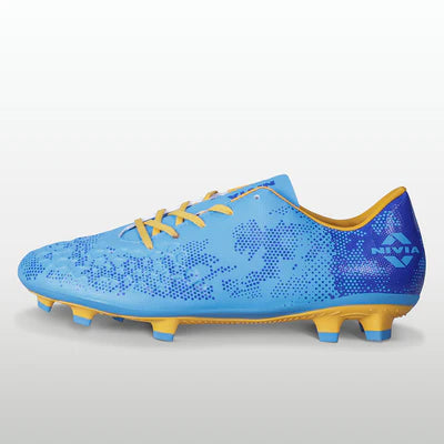 Nivia Ditmar 3.0 Cyan Blue Football Shoes | KIBI Sports