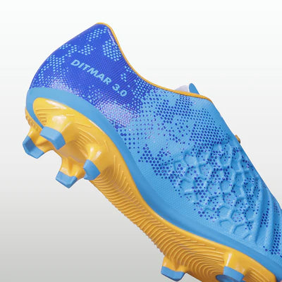 Nivia Ditmar 3.0 Cyan Blue Football Shoes | KIBI Sports
