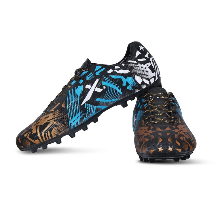 Vector X Fire Football Shoe Double Colored TPU Sole, Padded Footbed, Premoulded Heel Shoe for Men