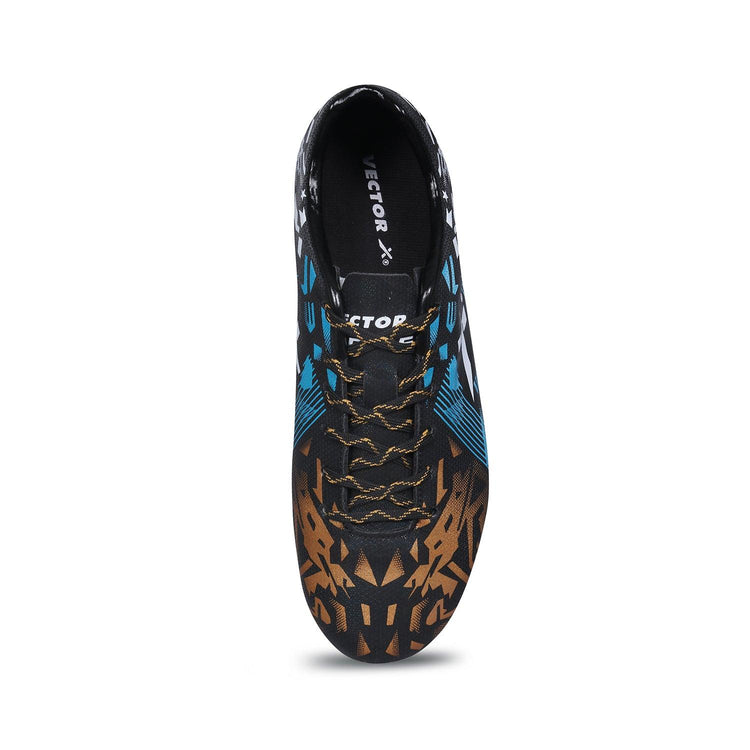 Vector X Fire Football Shoe Double Colored TPU Sole, Padded Footbed, Premoulded Heel Shoe for Men