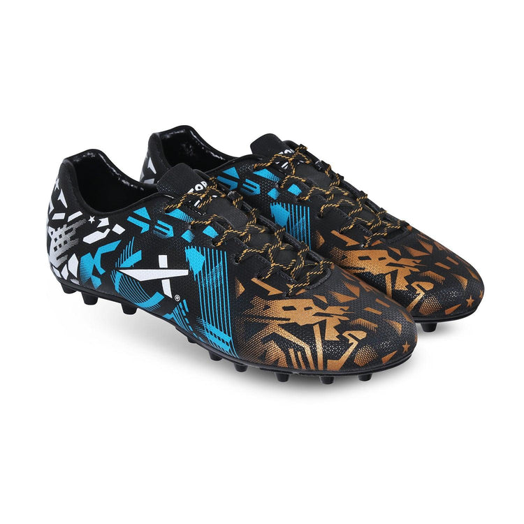 Vector X Fire Football Shoe Double Colored TPU Sole, Padded Footbed, Premoulded Heel Shoe for Men