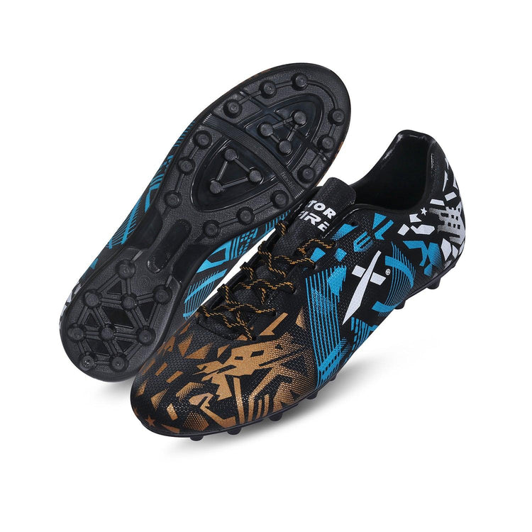Vector X Fire Football Shoe Double Colored TPU Sole, Padded Footbed, Premoulded Heel Shoe for Men