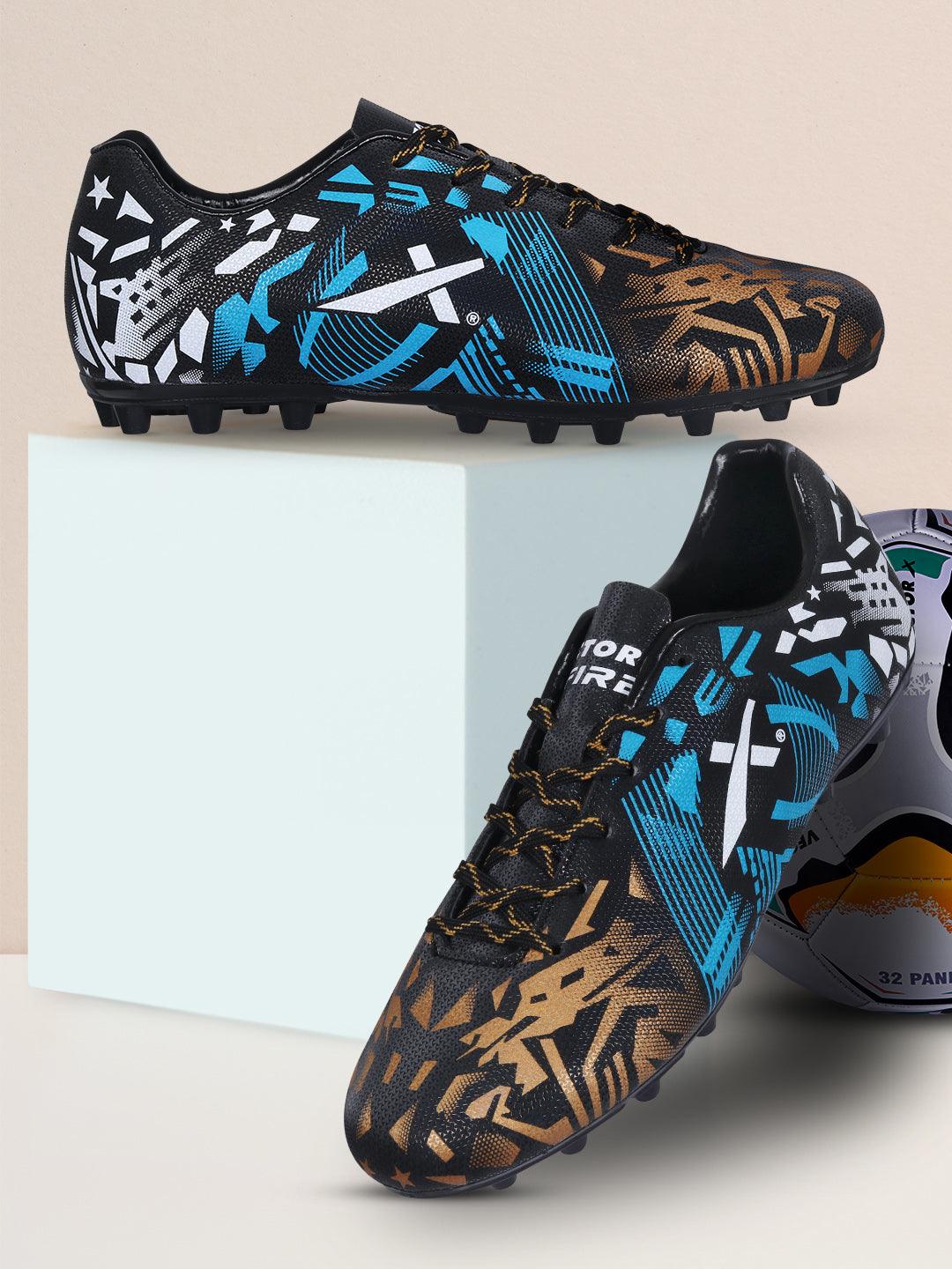 Vector X Fire Football Shoe Double Colored TPU Sole, Padded Footbed, Premoulded Heel Shoe for Men
