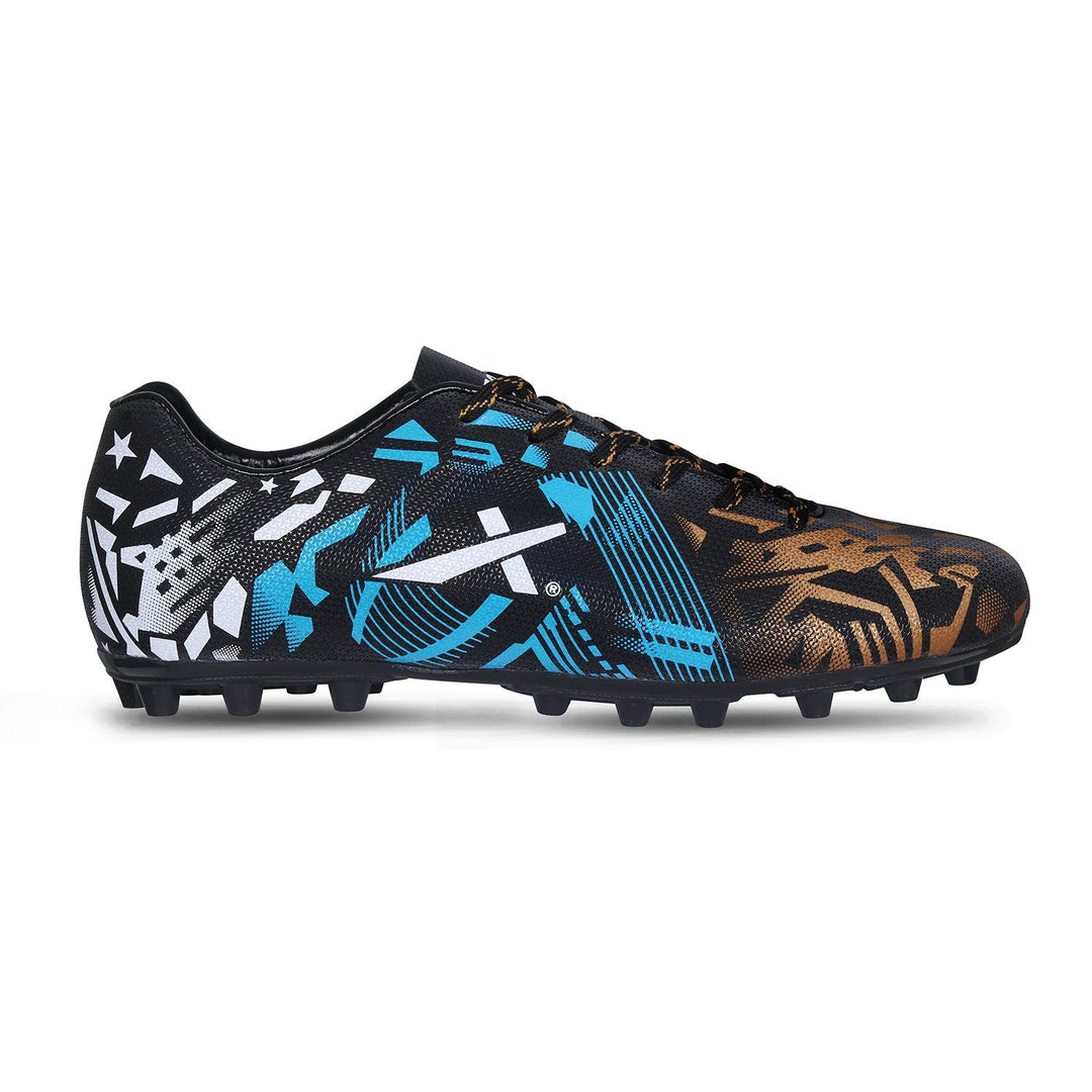 Vector X Fire Football Shoe Double Colored TPU Sole, Padded Footbed, Premoulded Heel Shoe for Men