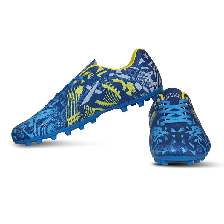 Vector X Fire Football Shoe Double Colored TPU Sole, Padded Footbed, Premoulded Heel Shoe for Men