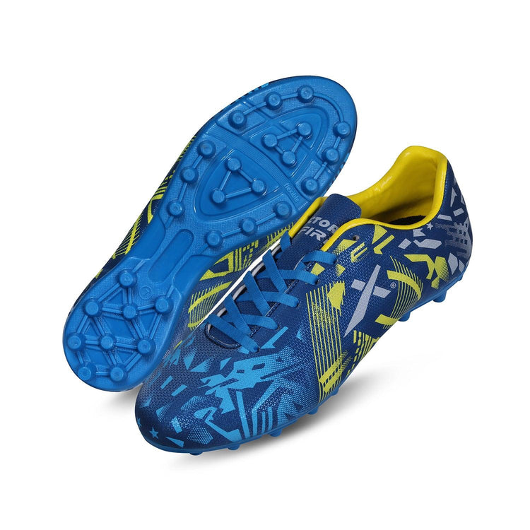Vector X Fire Football Shoe Double Colored TPU Sole, Padded Footbed, Premoulded Heel Shoe for Men