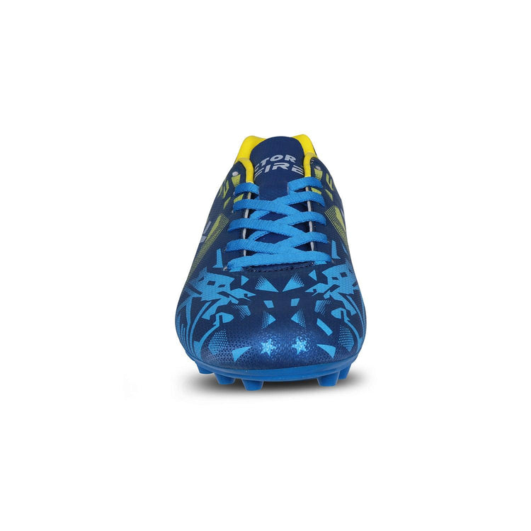 Vector X Fire Football Shoe Double Colored TPU Sole, Padded Footbed, Premoulded Heel Shoe for Men