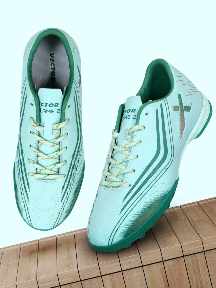 Vector X Flame 2.0 Indoor Futsal Shoe, EVA Midsole Rubber Outsole, Super Light Weight Shoe for Men