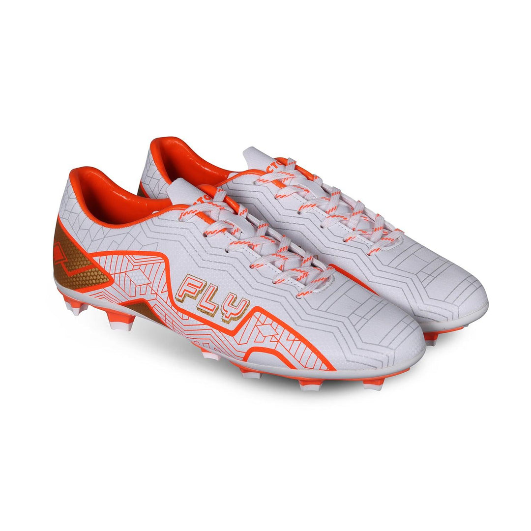 Vector X Fly Football Shoe/Studs, Double Colored TPU Sole, Padded Footbed, Premoulded Heel Shoe for Men