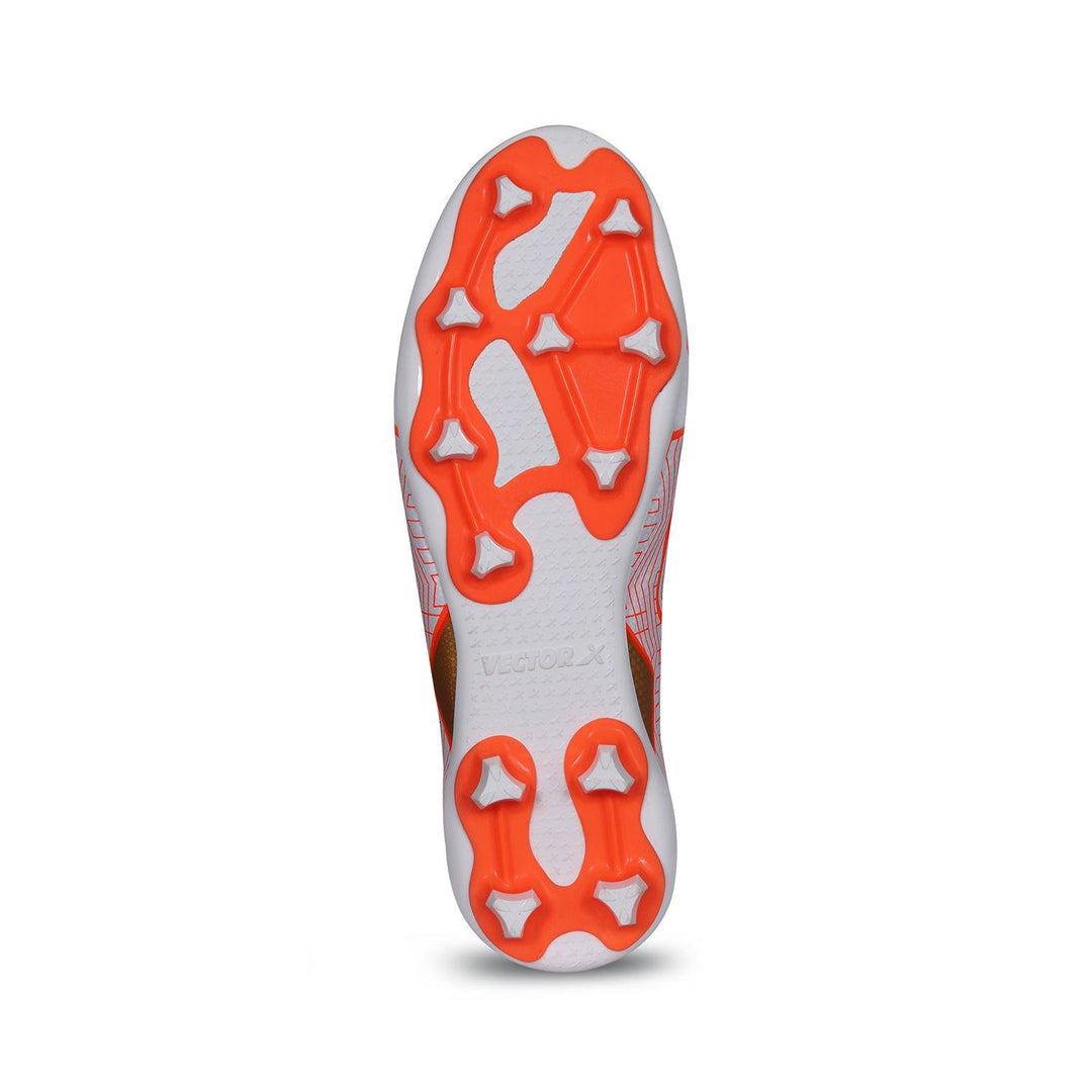 Vector X Fly Football Shoe/Studs, Double Colored TPU Sole, Padded Footbed, Premoulded Heel Shoe for Men