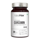 LipoMax Liposomal Curcumin 610mg with Ginger Extract & Piperine - Nutrition by Pure Nutrition