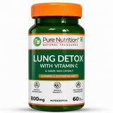 Lung Detox Capsules Vitamin C & Grape Seed Extract | 60 Veg Caps