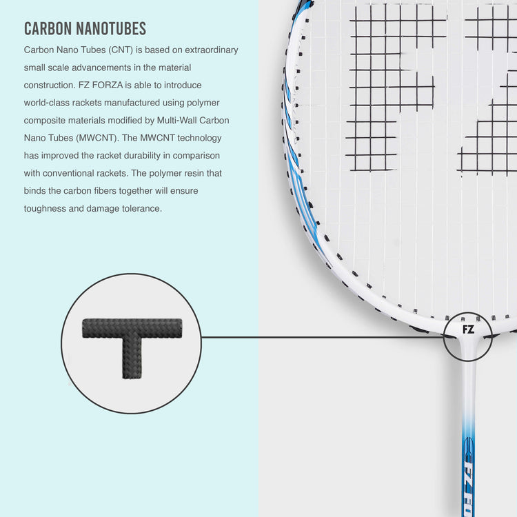 Lite 78 Strung Badminton Racket (Scuba Blue)- 5U/G4