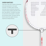 Lite 74 Strung Badminton Racket (Fiery Coral) - 6U/G5