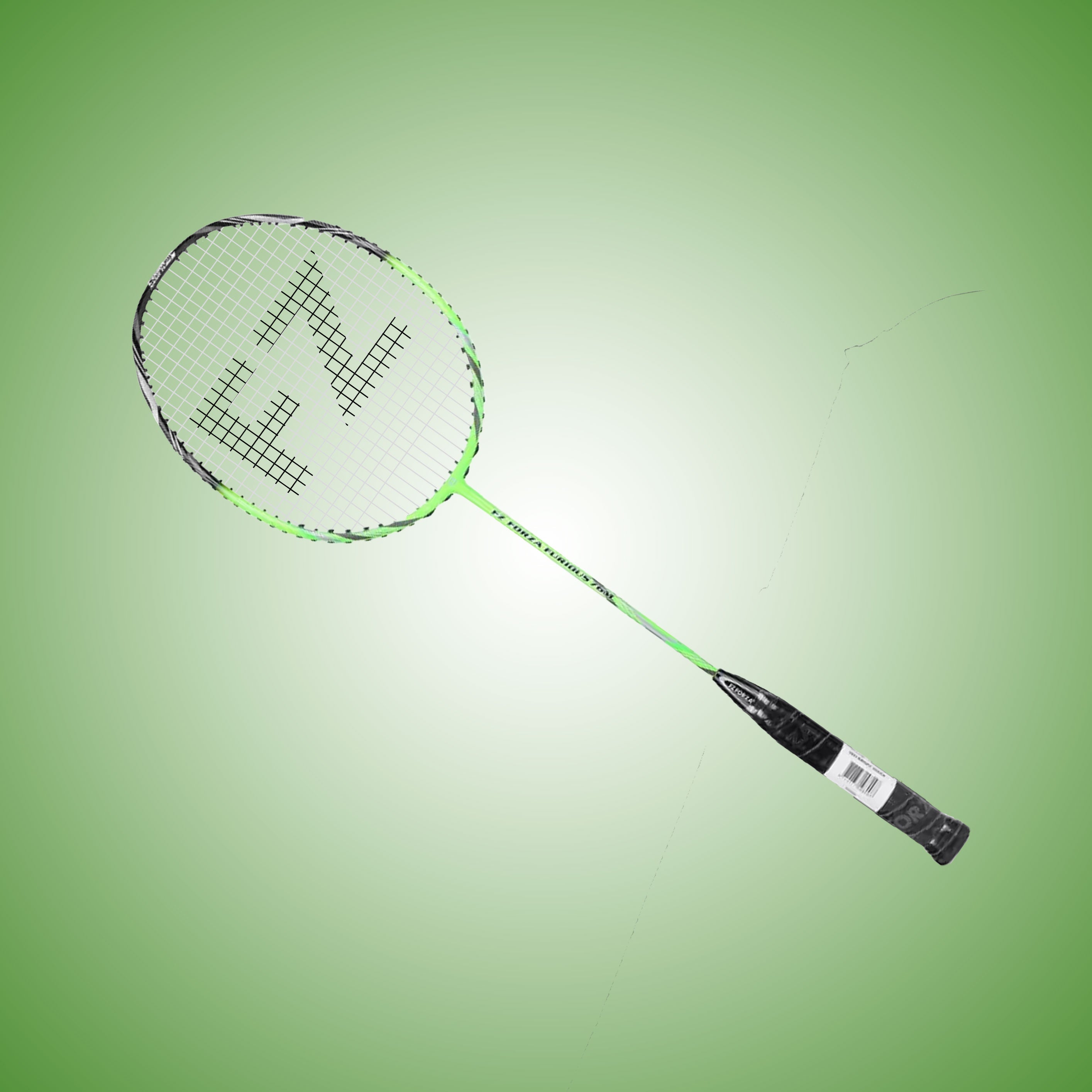 Furious 76 M Strung Badminton Racket ( Bright Green) - 3U/G5