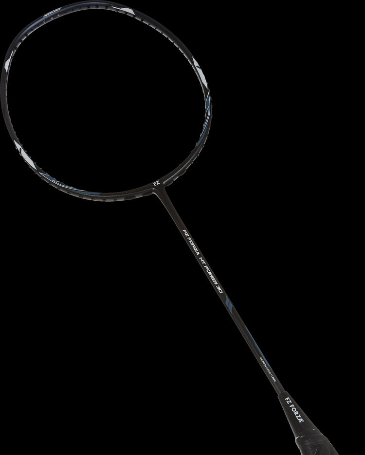 HT Power 30 Unstrung Attacking Badminton Racket (Black) - 3U/G5