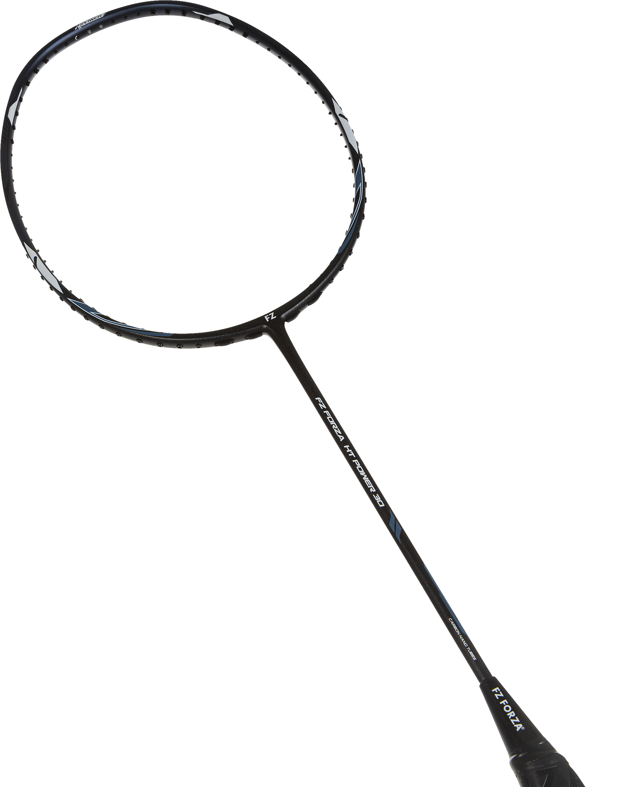 HT Power 30 Unstrung Attacking Badminton Racket (Black) - 3U/G5
