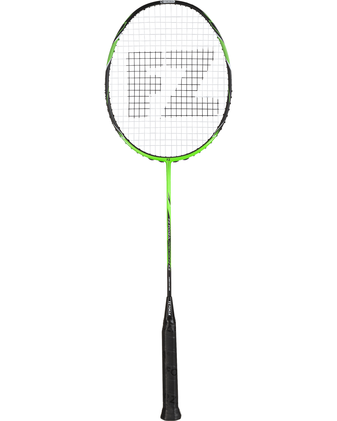 Precision X3 Strung Badminton Racket (Bright Green) - 4U/G5