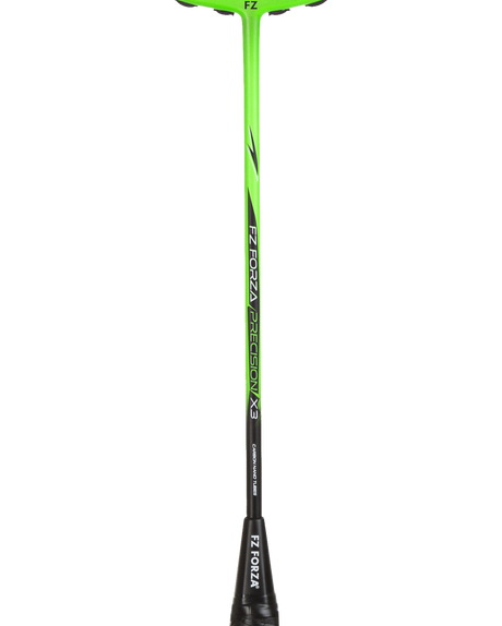 Precision X3 Strung Badminton Racket (Bright Green) - 4U/G5