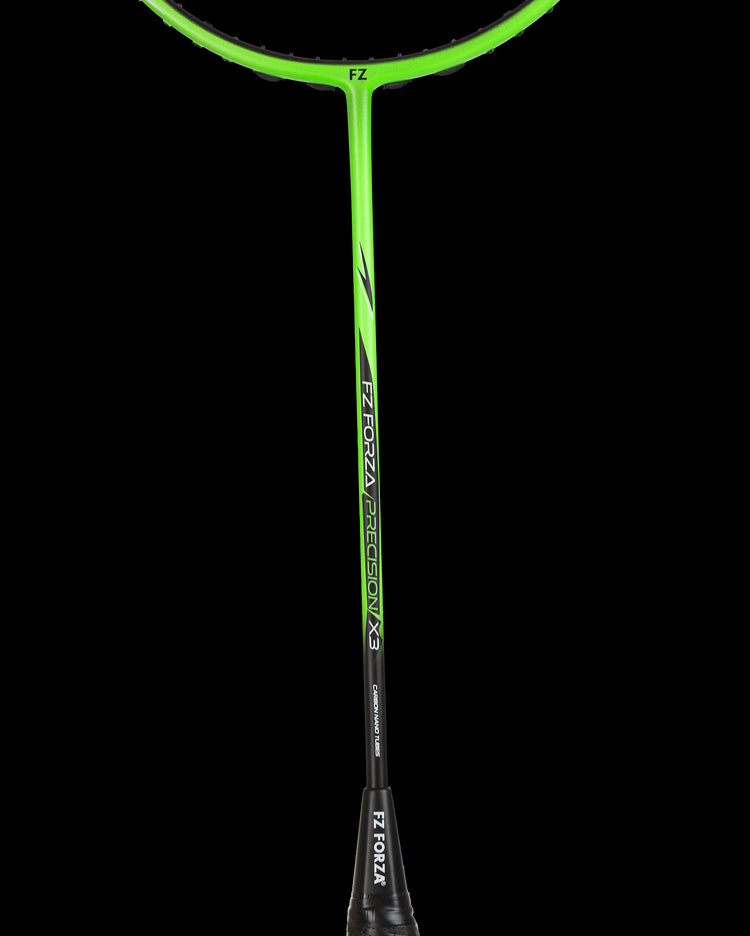 Precision X3 Strung Badminton Racket (Bright Green) - 4U/G5