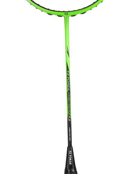 Precision X3 Strung Badminton Racket (Bright Green) - 4U/G5