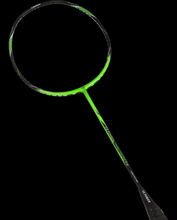 Precision X3 Strung Badminton Racket (Bright Green) - 4U/G5