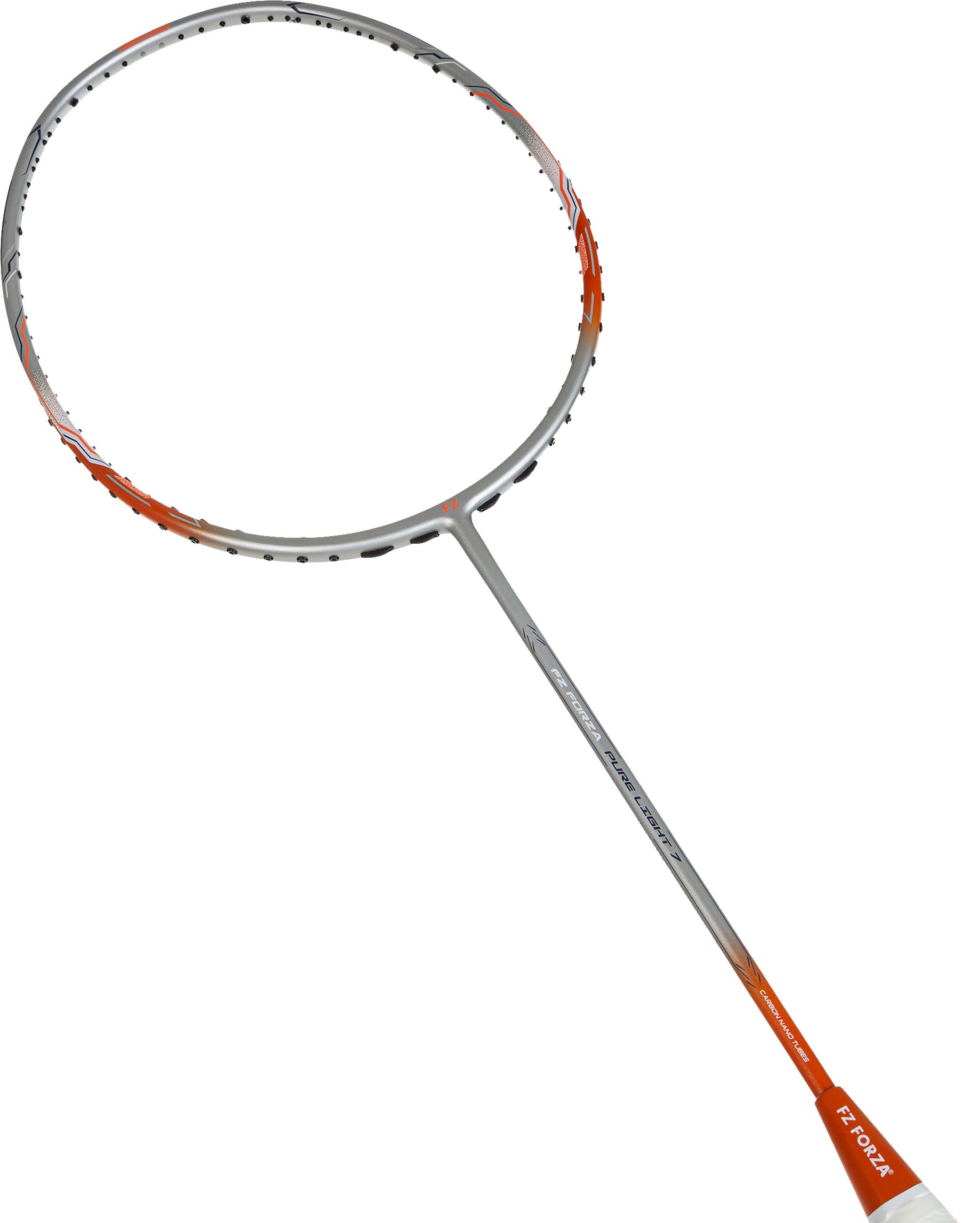 Pure Light 7 Unstrung Badminton Racket (Silver) - 5U/G5