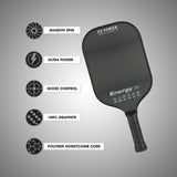 FZ230307 Energy 3K Pickleball Paddle - Black