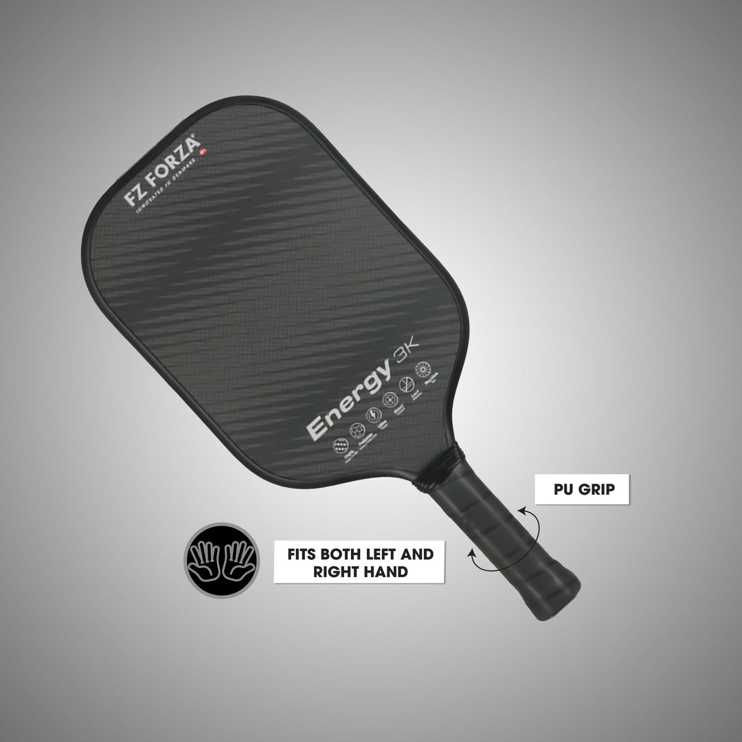 FZ230307 Energy 3K Pickleball Paddle - Black