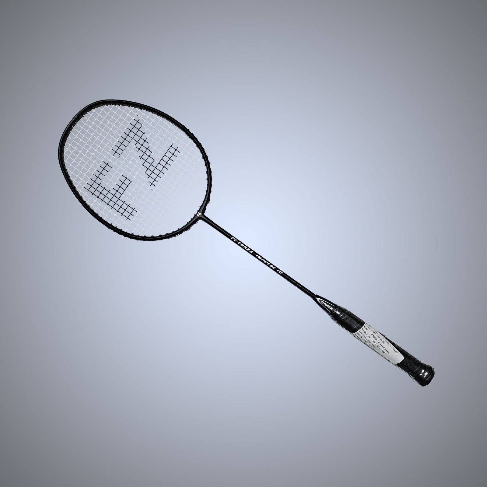 IMPULSE 10 Strung Badminton Racket ( Black)-3U/G5