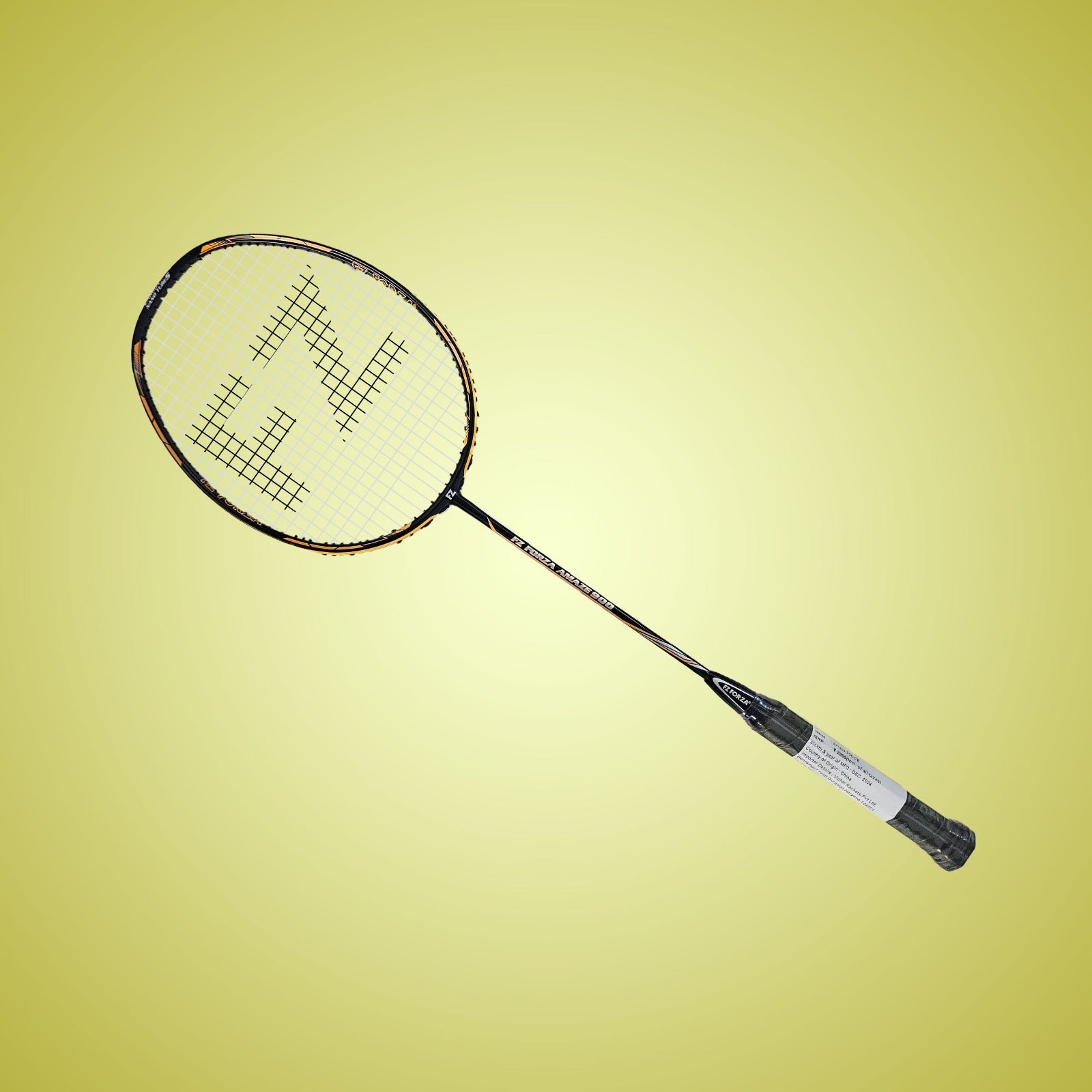 Amaze 900 Strung Badminton Racket (Orange) - 4U/G4