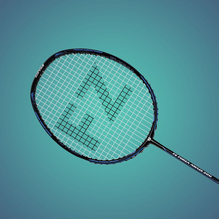 Amaze 300 Strung Badminton Racket (Blue) - 4U/G5