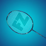 HT Power 36S Unstrung Attacking Badminton Racket (Blue) - 3U/G5