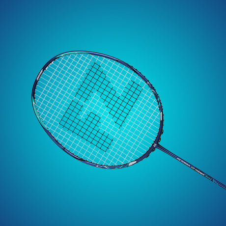 HT Power 36S Unstrung Attacking Badminton Racket (Blue) - 3U/G5