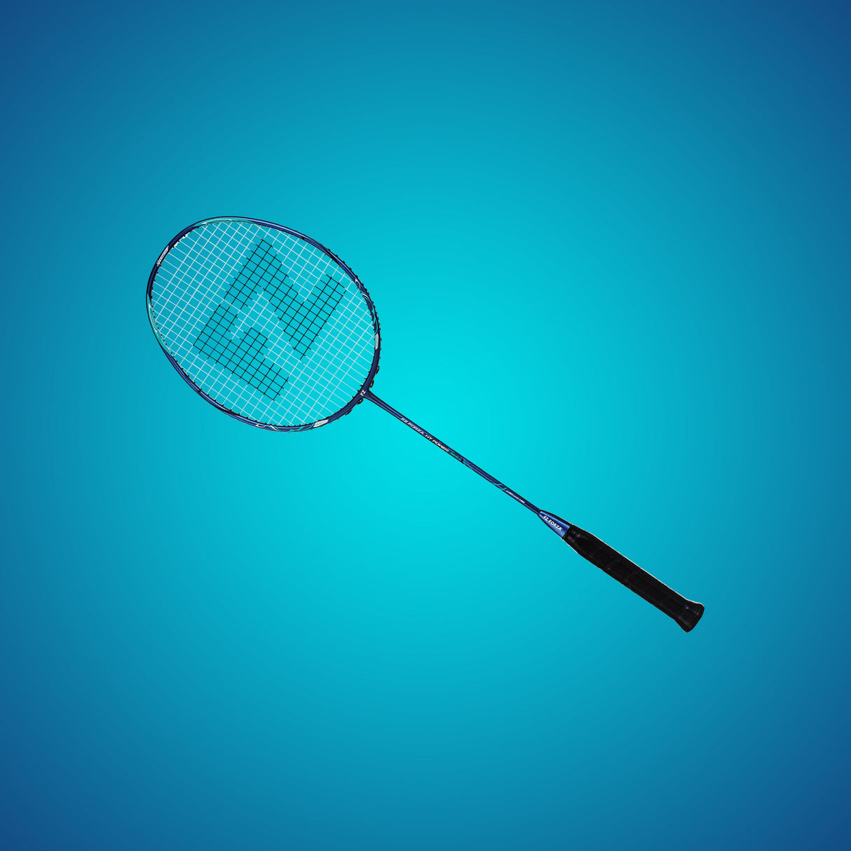 HT Power 36S Unstrung Attacking Badminton Racket (Blue) - 3U/G5