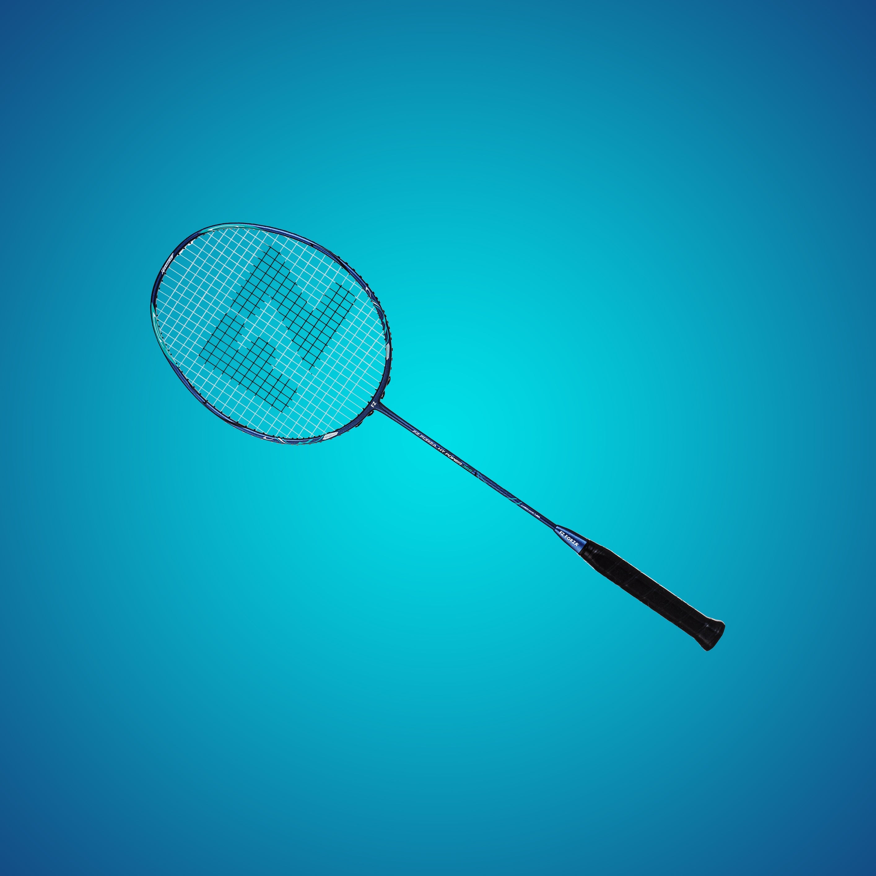 HT Power 36S Unstrung Attacking Badminton Racket (Blue) - 3U/G5