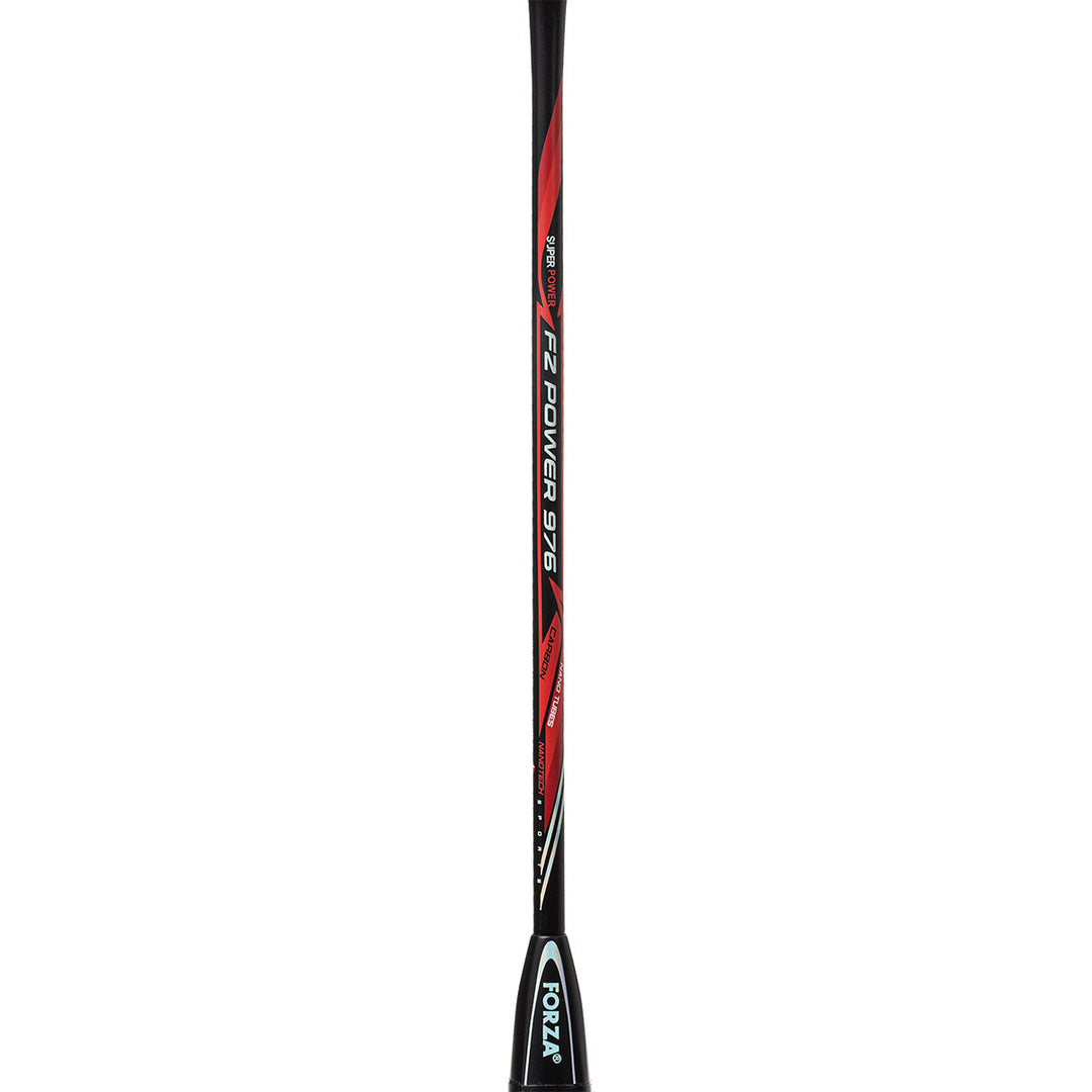 Power 976 Strung Attacking Badminton Racket (Black/Red) - 3U/G5