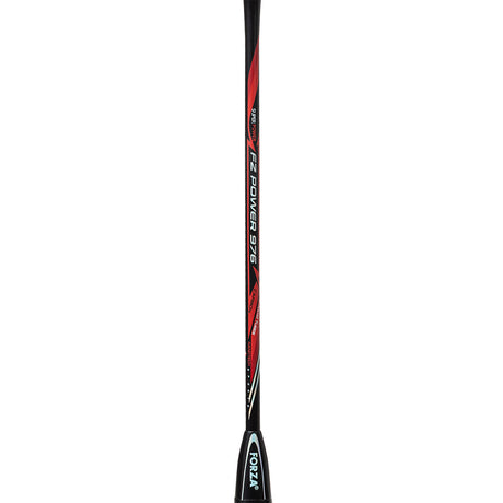 Power 976 Strung Attacking Badminton Racket (Black/Red) - 3U/G5
