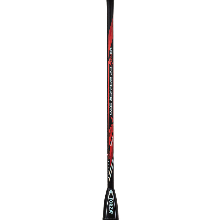 Power 976 Strung Attacking Badminton Racket (Black/Red) - 3U/G5