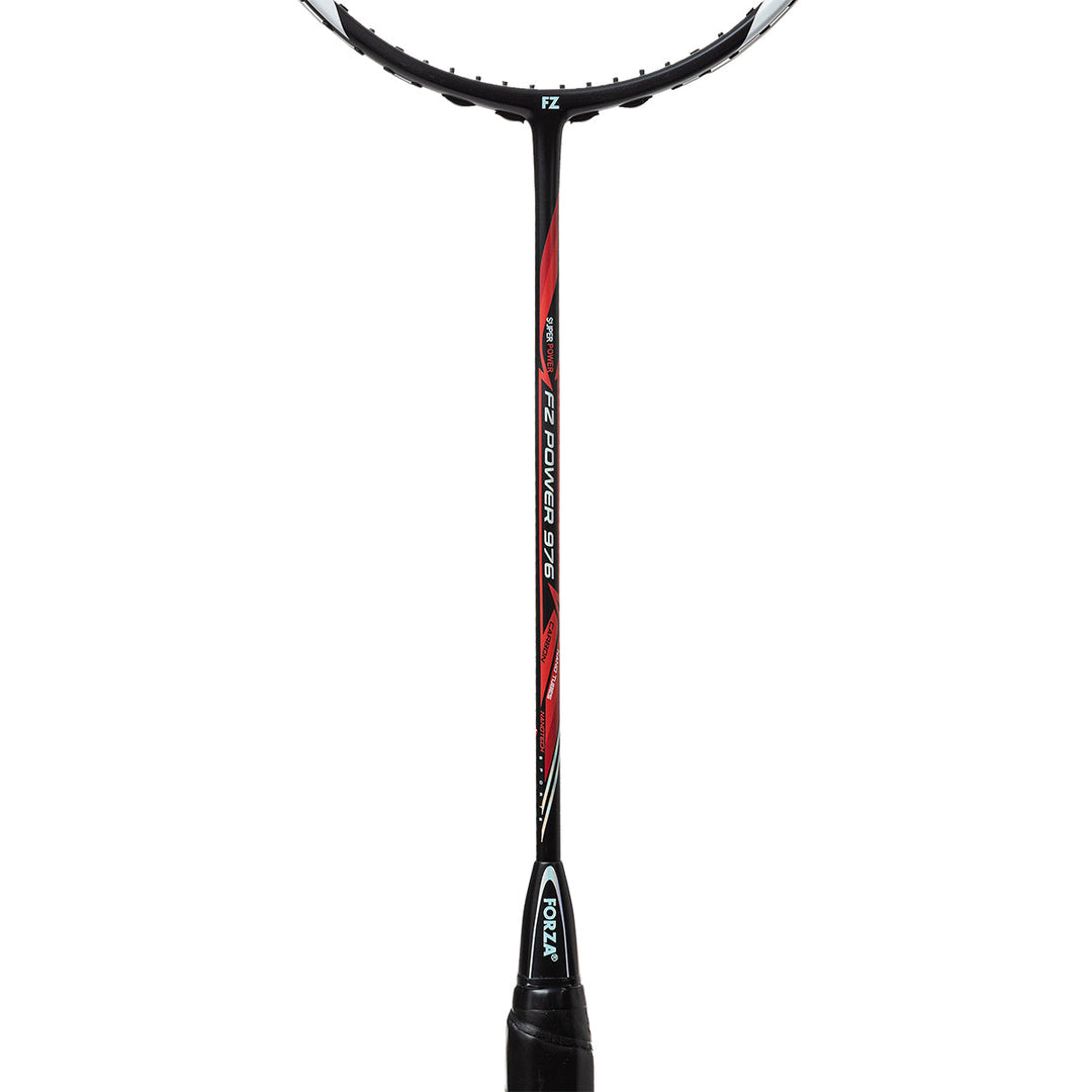 Power 976 Strung Attacking Badminton Racket (Black/Red) - 3U/G5
