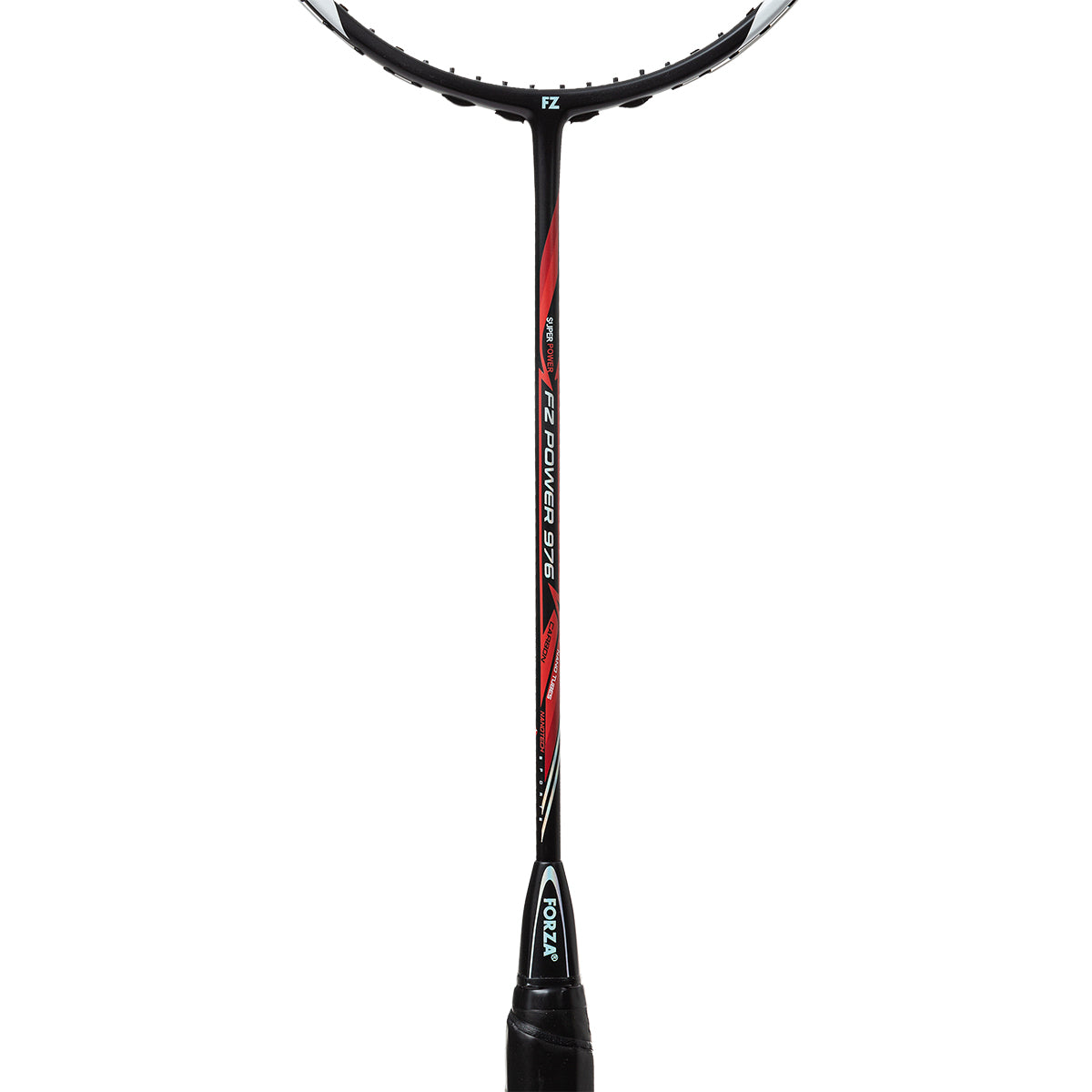 Power 976 Strung Attacking Badminton Racket (Black/Red) - 3U/G5