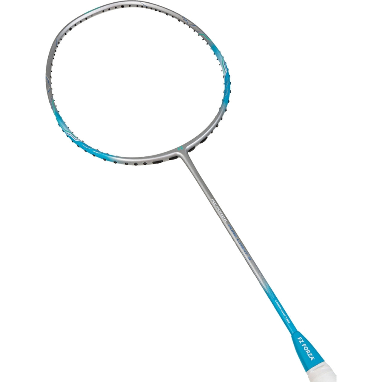 Pure Light 9 Unstrung Badminton Racket - Silver/Light Blue