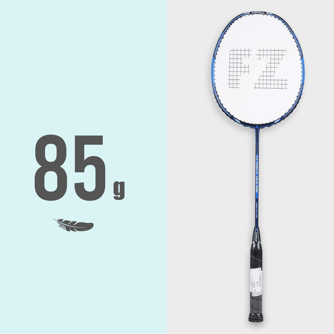 Tour 1000 Strung Badminton Racket (Blue)- 3U/G5