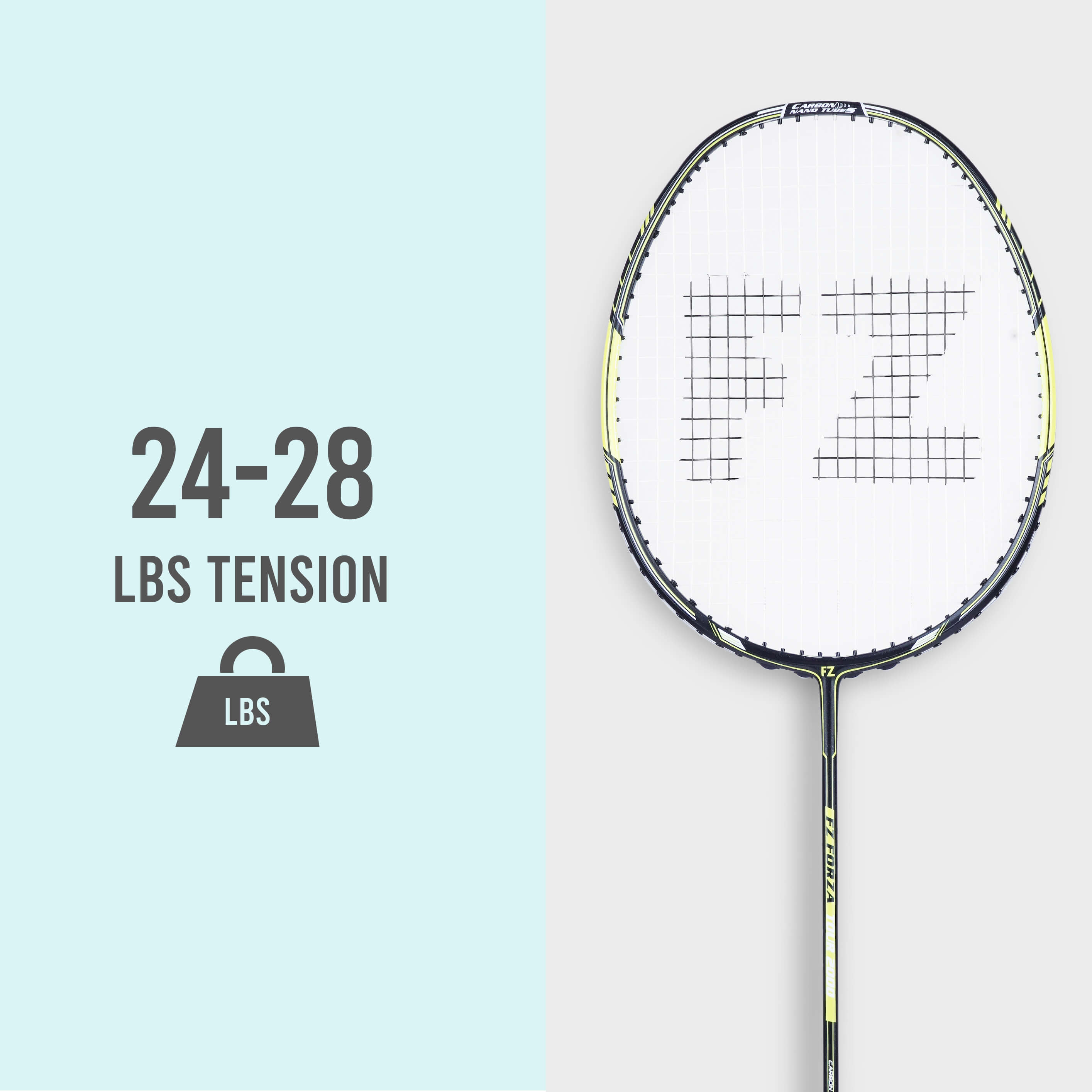 Tour 2000 Strung Badminton Racket(Yellow) - 3U/G5