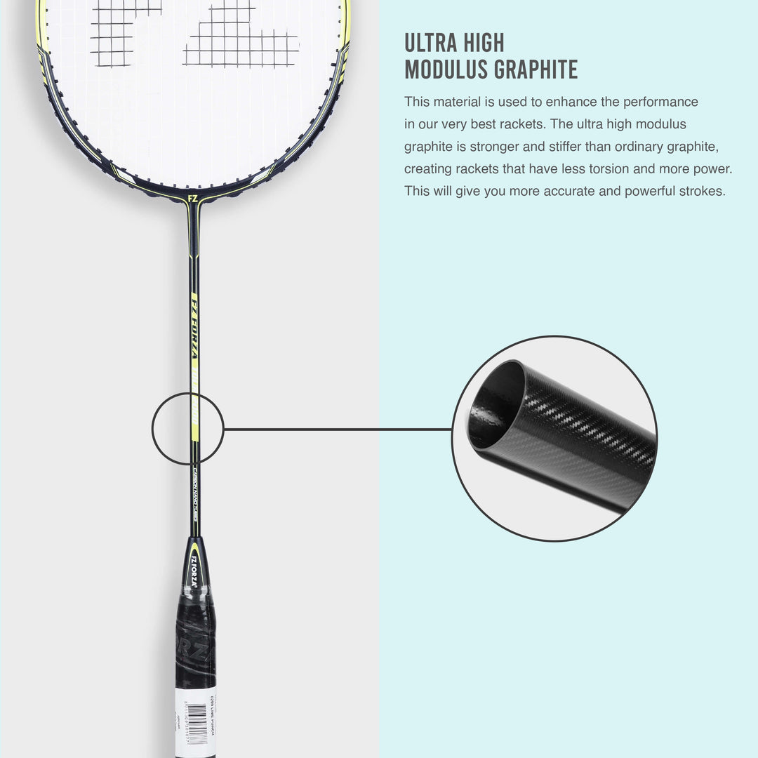 Tour 2000 Strung Badminton Racket(Yellow) - 3U/G5