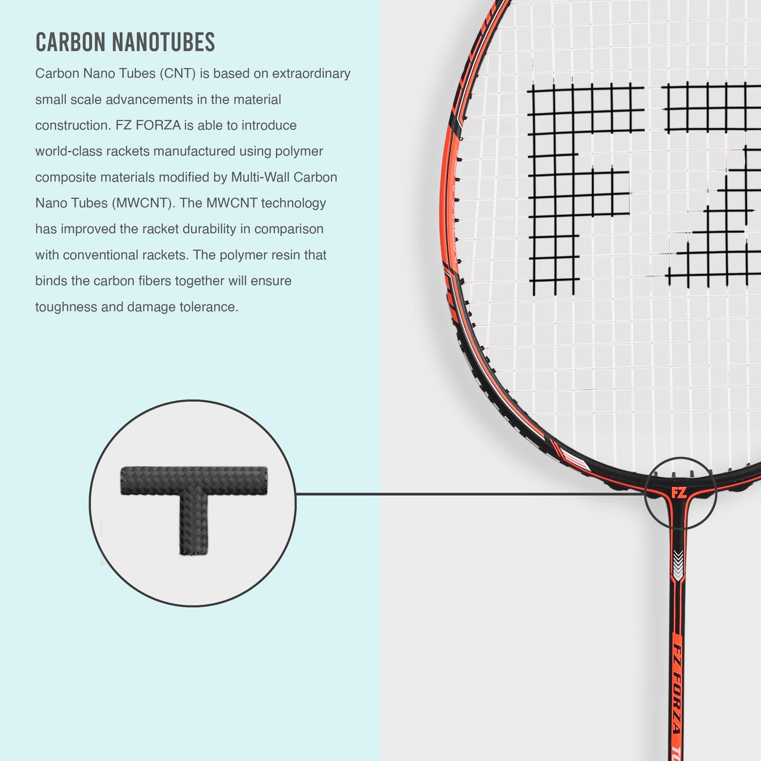 Tour 3000 Strung Badminton Racket (Orange) - 3U/G5