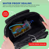 Viva Swimming Marine Kit Bag for Men/Women/Kids Accessories Goggle Cap Kickboard Water Proof with Compartments Big Mesh Water Proof Backpack for Swimming, Gym, Workout Gear & Travel Backpack