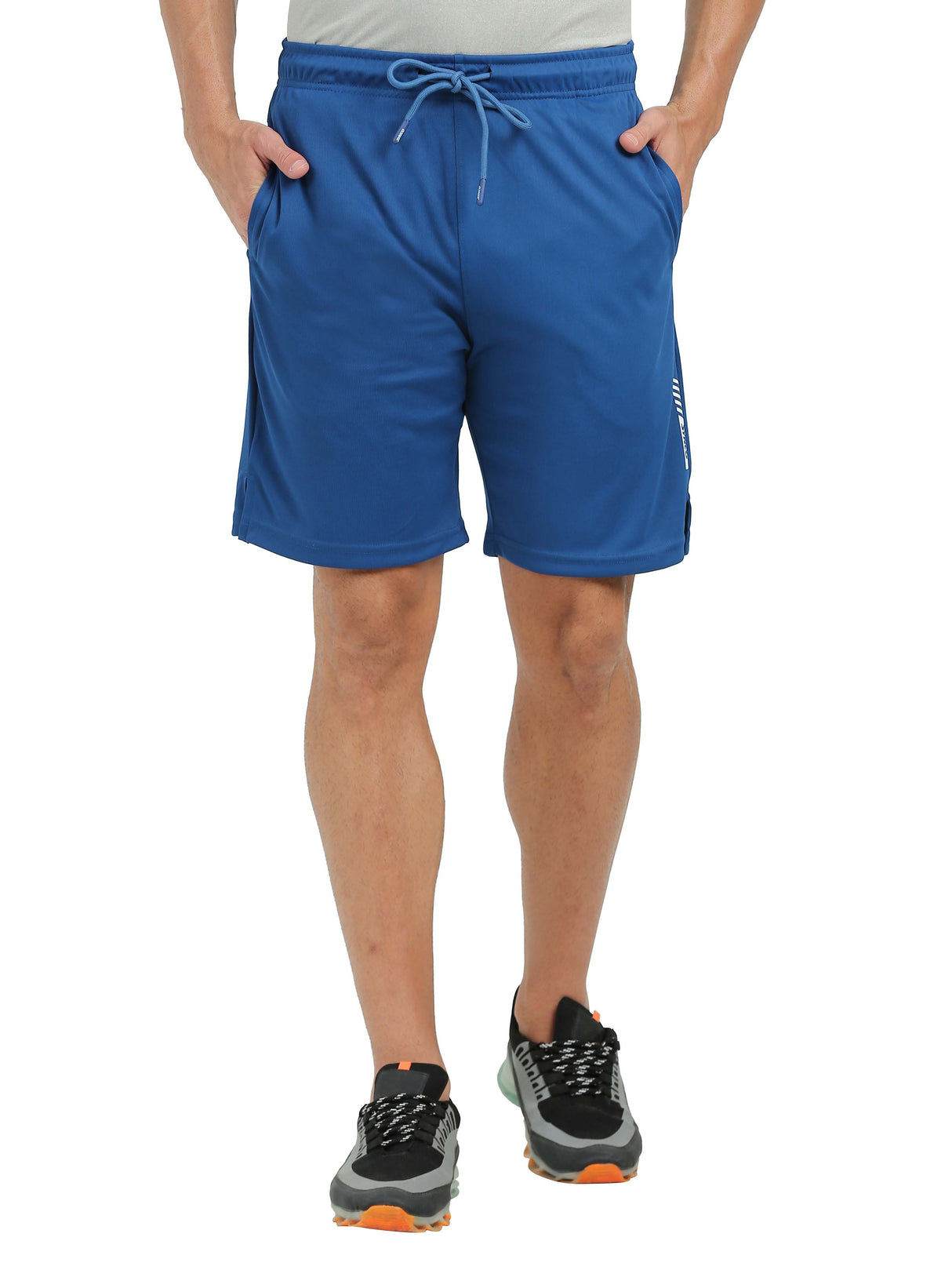 Flare Active Shorts for Men (Royal Blue) | Synco