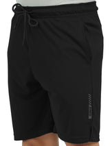 Synco Flare Active Shorts for Men (Black)