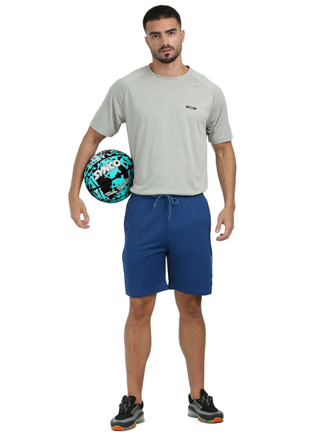 Flare Active Shorts for Men (Royal Blue) | Synco